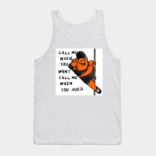 Gritty Call Me When You Want Pole Dance Tank Top